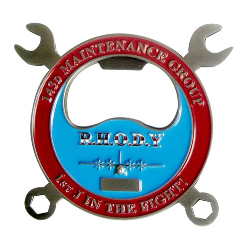 143 MXG Integrity First Bottle Opener Challenge Coin - View 2