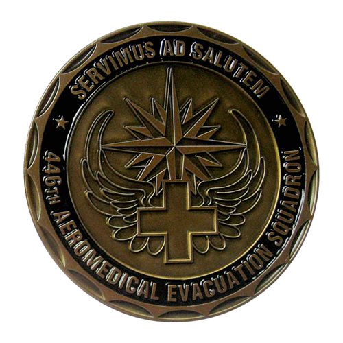 446 AES Commander Challenge Coin - View 2