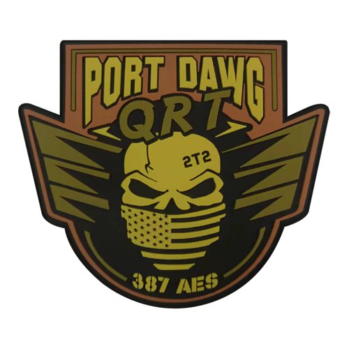 387 AES Port Dawg QRT OCP PVC Patch