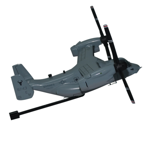 MV-22 VMM-261 Osprey Custom Airplane Model Briefing Sticks - View 3