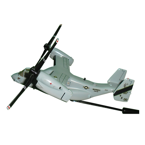 MV-22 VMM-166 Osprey Custom Airplane Model Briefing Sticks - View 2