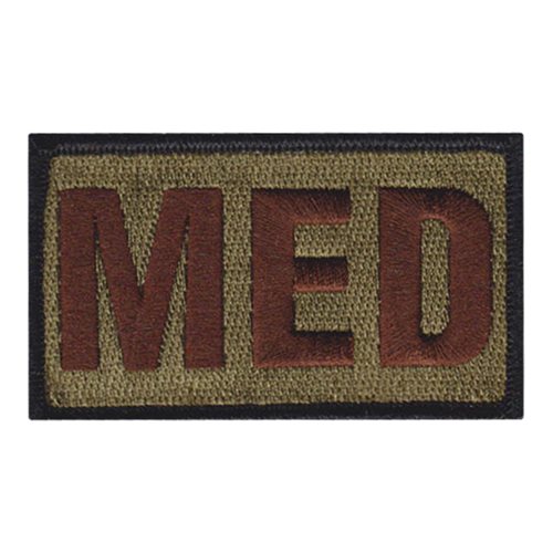 MED Duty Identifier Black Border OCP Patch