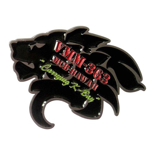 VMM 363 Carrying K-Bay Bottle Opener Challenge Coin - View 2