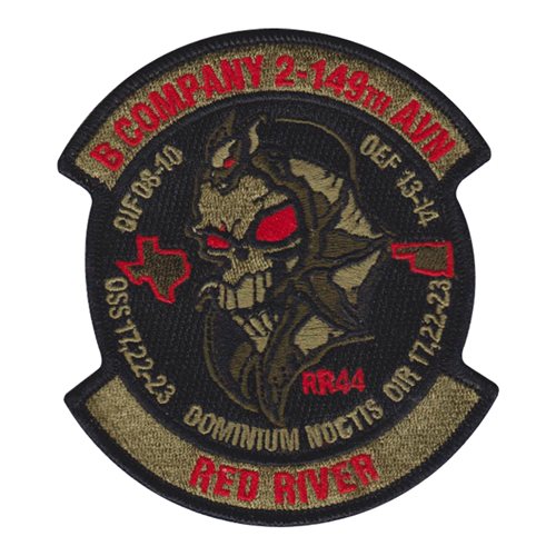 B. Co. 2-149 AVN R44 Red River Patch