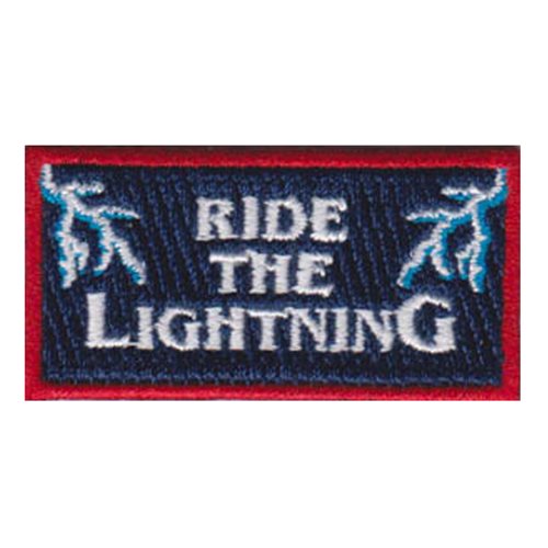 434 SPS Ride The Lightning Pencil Patch