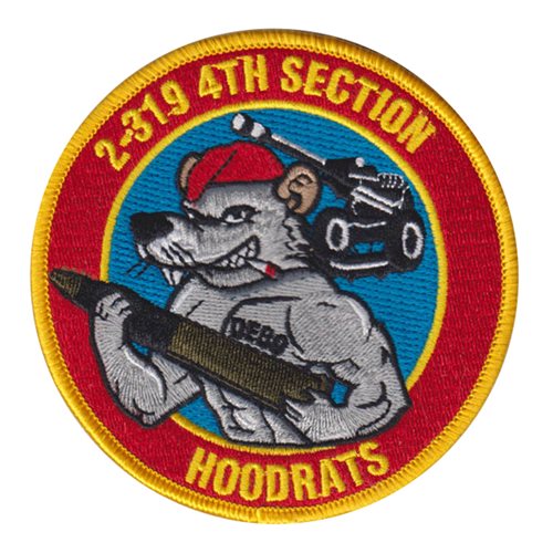 2-319 AFAR 4 Section Hoodrats Patch