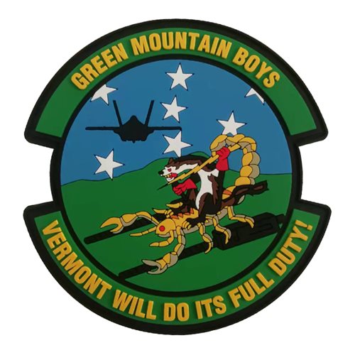 158 FW Green Mountain Boys PVC Patch