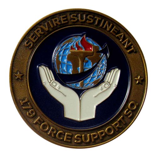 179 FSS Servire Sustineant Challenge Coins - View 2