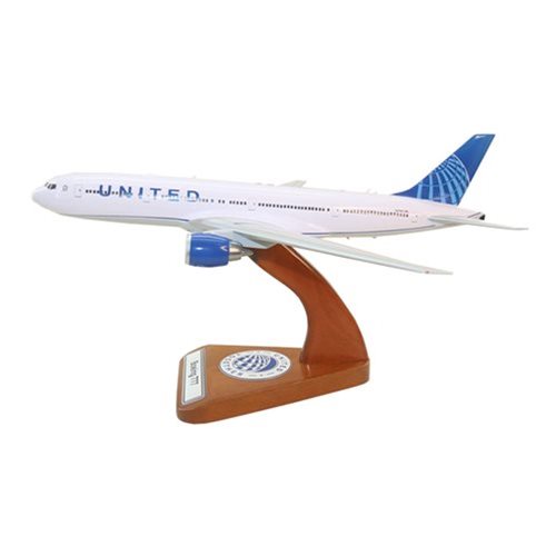 United Airlines Boeing 777-300ER Custom Airplane Model  - View 2