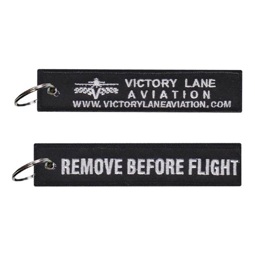 Victory Lane Aviation Black RBF Key Flag