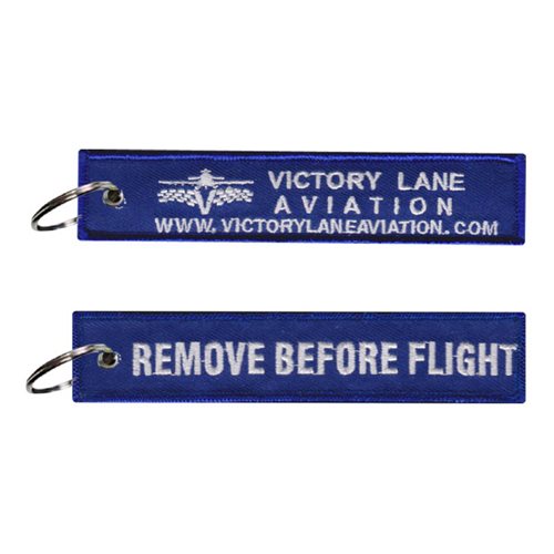 Victory Lane Aviation Blue RBF Key Flag
