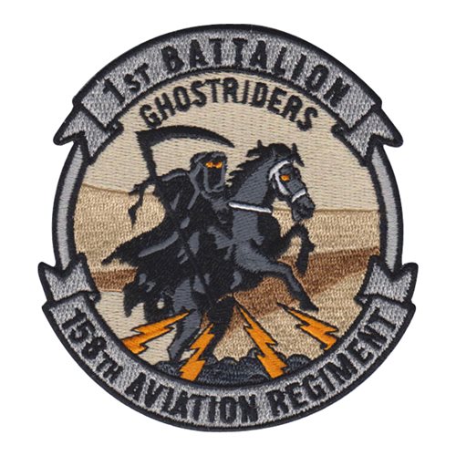 1-158 AHB 1 BN Ghostriders Patch