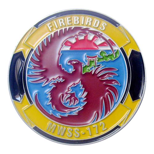 MWSS-172 Firebirds Challenge Coin - View 2