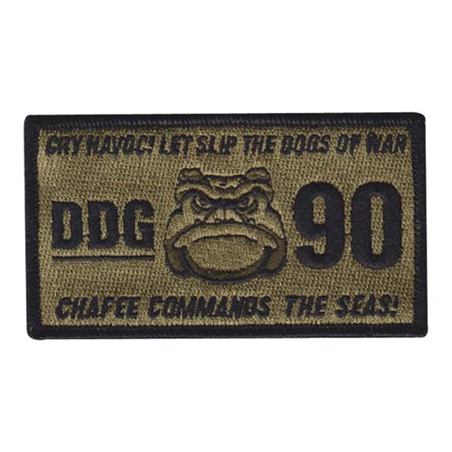 USS CHAFFE Dog NWU Type III Patch