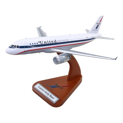 United Airlines Airbus A320-200 Custom Airplane Model 