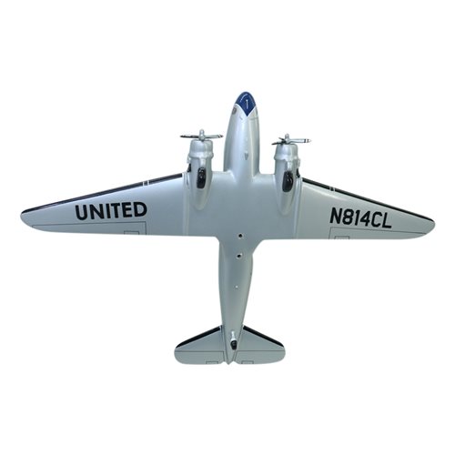 United Airlines DC-3 Custom Aircraft Model - View 7