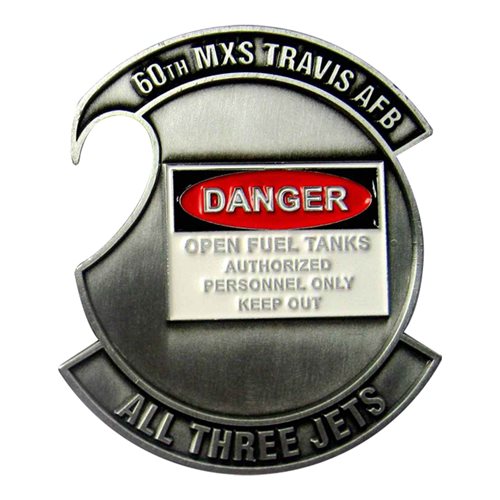 60 MXS Fuel Shop Bottle Opener Challenge Coin - View 2