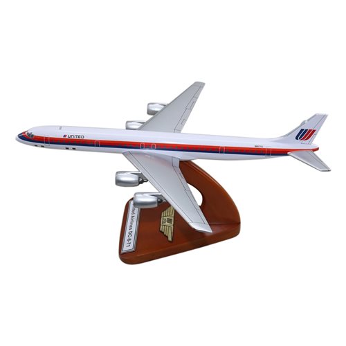 United Airlines DC-8 Custom Aircraft Model - View 2