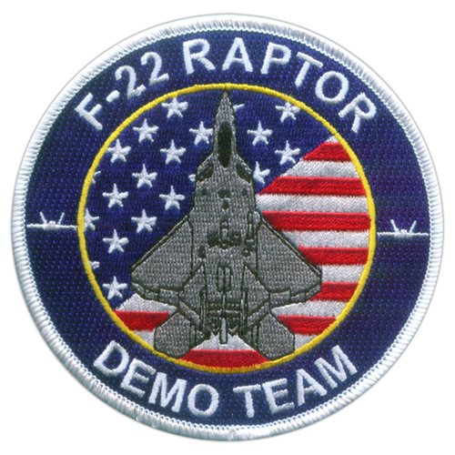 F-22 Demo Team White Patch 