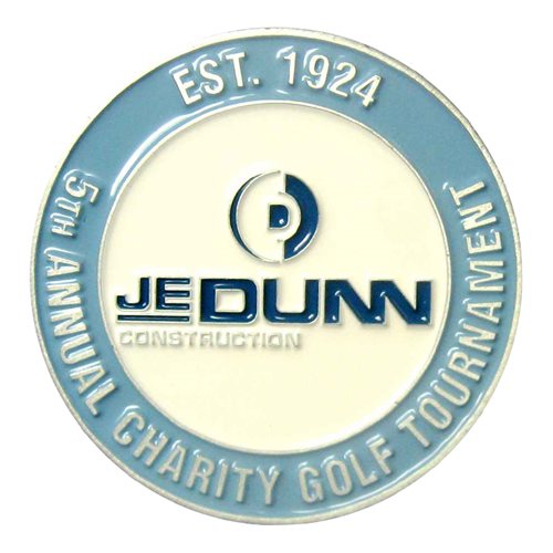 JE Dunn Construction Challenge Coin - View 2