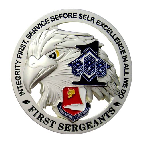 940 ARW First Sergeants Challenge Coin - View 2