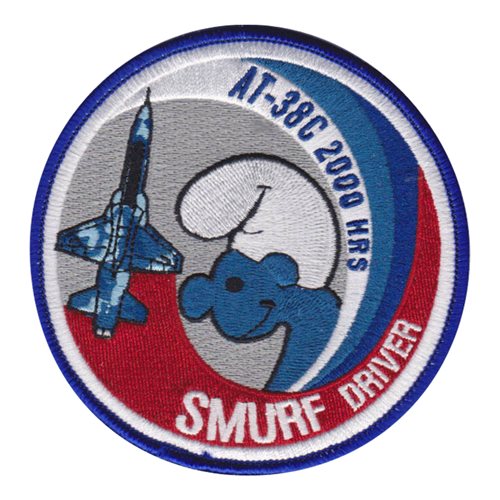 AT-38C Smurf Driver 1000 Hours Patch