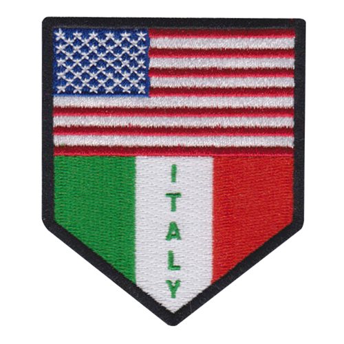 31 LRS USA Italy Flag Patch
