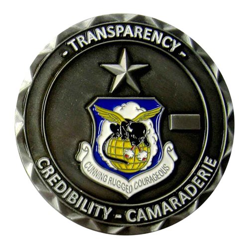 94 AW Silver Commander Challenge Coin - View 2