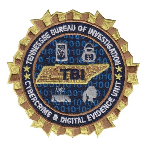 TBI Cybercrime Digital Evidence Unit Patch