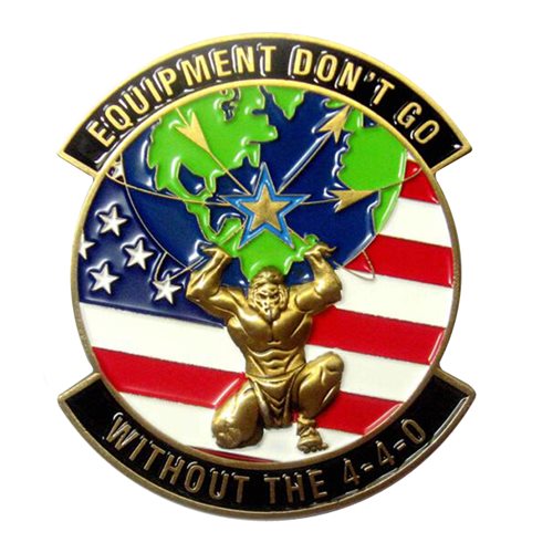 440 SCOS Commander Challenge Coin - View 2