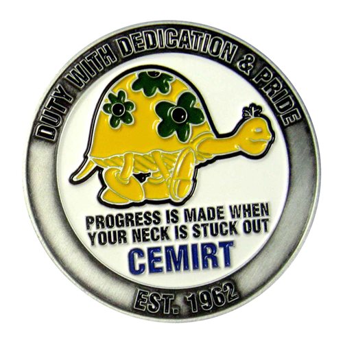 CEMIRT Duty With Dedication And Pride Challenge Coin - View 2