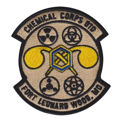 84 Chemical Battalion Military Chemical Corps OTD Patch