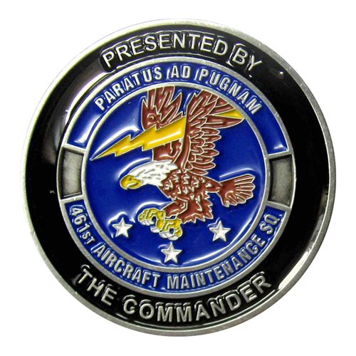461 AMXS JSTARS Commander Challenge Coin