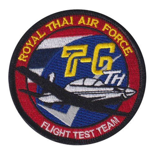 Beechcraft RTAF T-6TH Flight Test Team Patch
