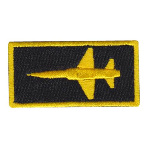 T-38 Top View Black and Yellow Pencil Patch | T-38 Patches