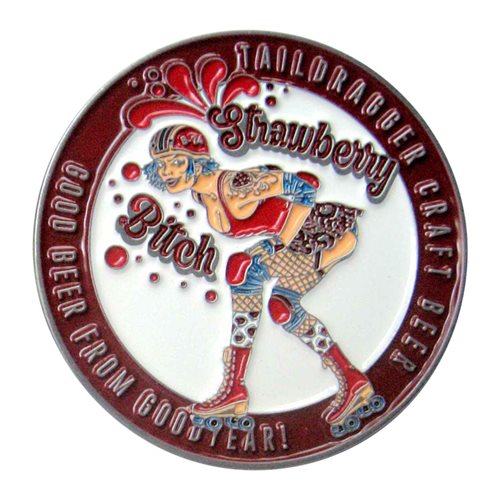 Saddle Mountain Brewing Company Strawberry  Challenge Coin - View 2