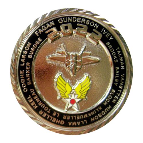F-22 Demo Team 2022 Silver Challenge Coin - View 2