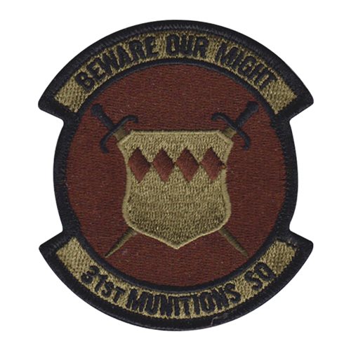 31 MUNS Beware Our Might OCP Patch | 31st Munitions Squadron