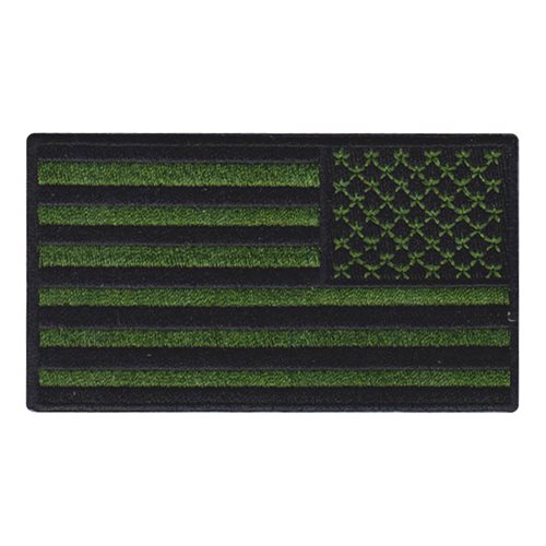 VAQ-138 USA Flag Reverse Green Patch