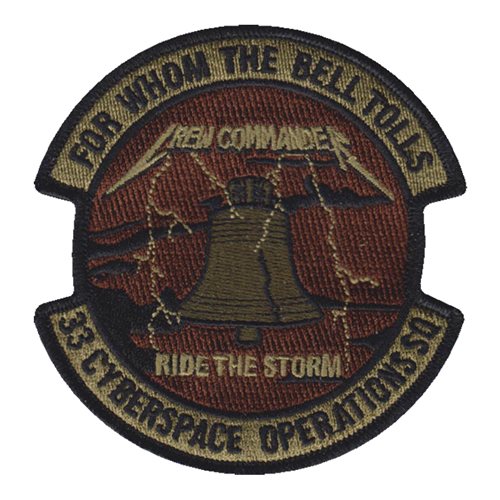 33 COS Crew Commander OCP Patch
