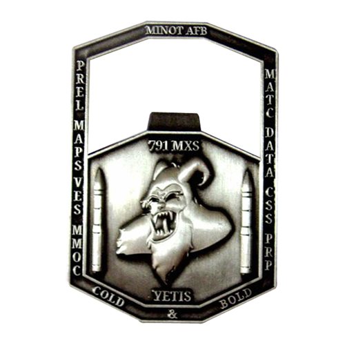 91 MXG Titans Bottle Opener Challenge Coin - View 2