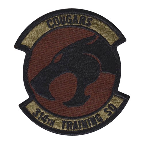 314 TRS Cougars OCP Patch