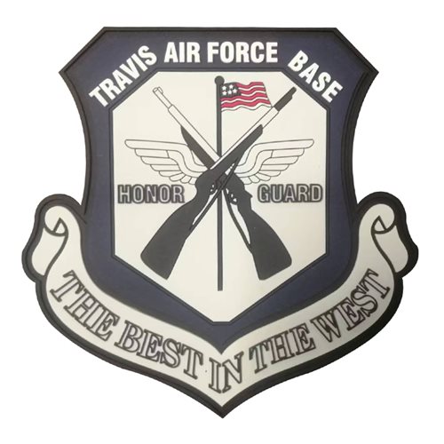 Travis AFB Honor Guard The Best in The West PVC Patch