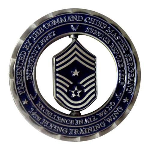 14 FTW Command Chief Challenge Coin - View 2