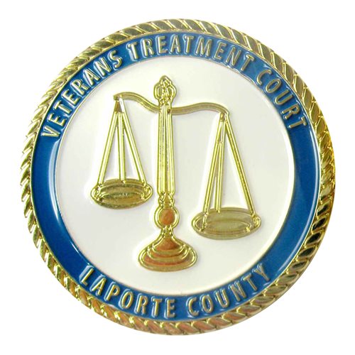 Veterans Treatment Court La Porte County Challenge Coin