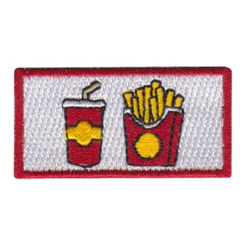 374 AW Shake and Fries Pencil Patch