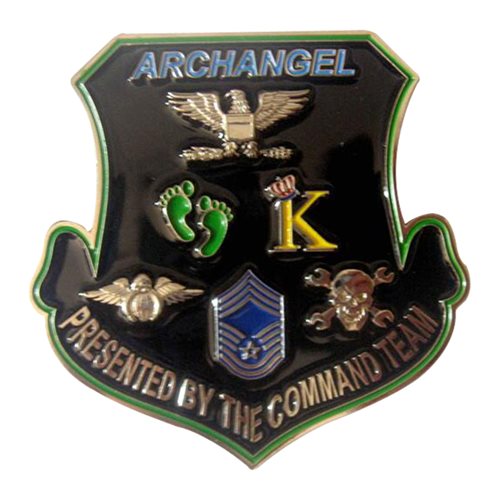 1 ERQG Archangel Commander Challenge Coin - View 2