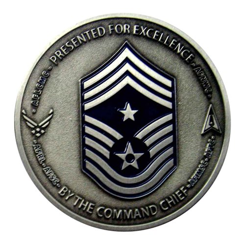 HQ AFMC Command Chief Challenge Coin - View 2