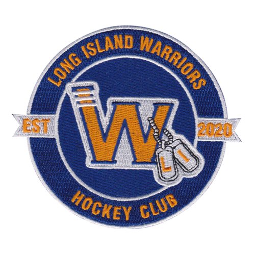Long Island Warriors Hockey Club Blue Patch