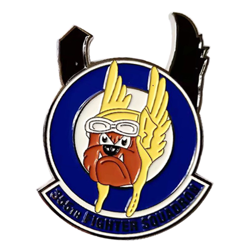 355 FSS 2.4 Inch tall Challenge Coin - View 2